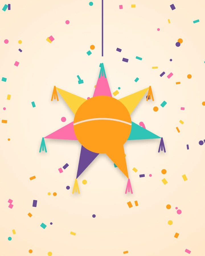 Invitación digital y álbum de fotos para fiestas infantiles y piñatas