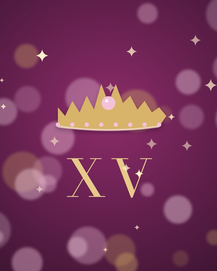 Invitación de XV años en el celular